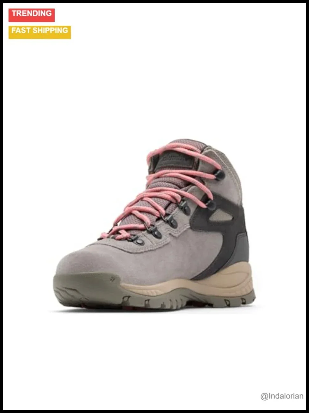 Columbia Women's Waterproof Hiking Boot Mid Top Lace Up Leather Rubber Sole